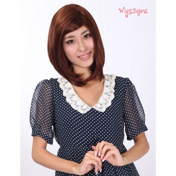 サンキュークーポン配布中【Wigs2you】W-539 ミディアム ウィッグ 人気 高品質 フルウィッグ かつら｜Wigs2you