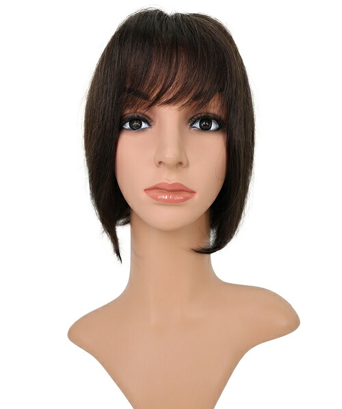 ボブウィッグ - 人毛100%、11インチ軽量フルウィッグ - 医療用および日常使用向け。Wigs2you HH-189 通気性キャップ付き！｜Wigs2you 15,660円