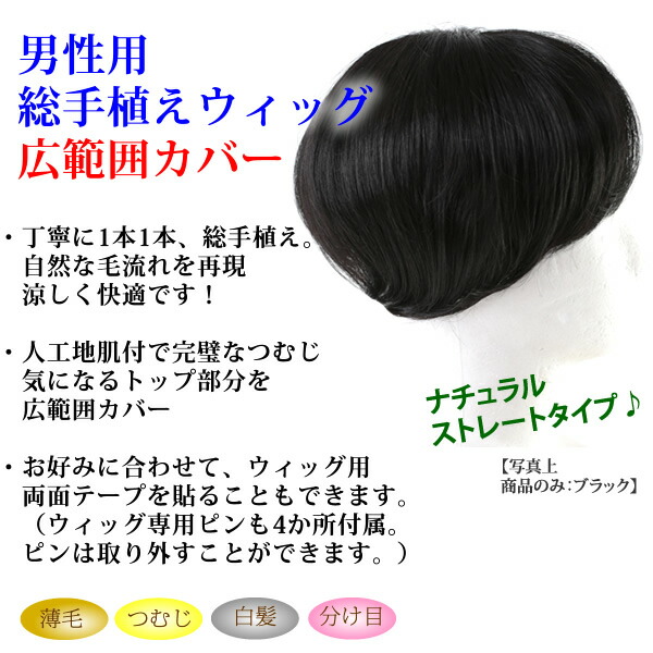 一部予約！】 ヘアピース 白髪 しらが 薄毛隠し 男性用 メンズ 部分ウィッグ ストレート グレーヘアー km1 qdtek.vn