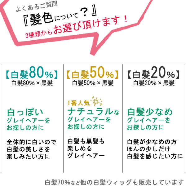 市場 ウィッグ 薄毛隠し グレーヘアー ヘアピース 白髪 部分ウィッグ グレイヘア 女性