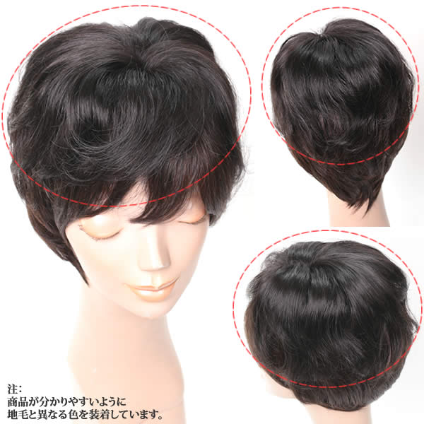 ヘアピース 前髪ウィッグ かつら 部分ウィッグ ポイントウィッグ 増毛 人気 分け目 つむじカバー Tk38 Boundarycapital Com