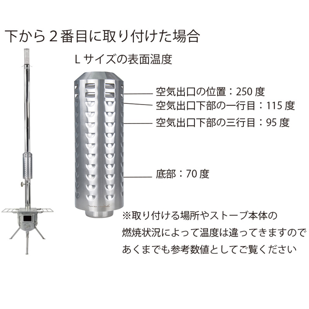 高額クーポン配布中 ウッドストーブ テンマク 煙突プロテクター