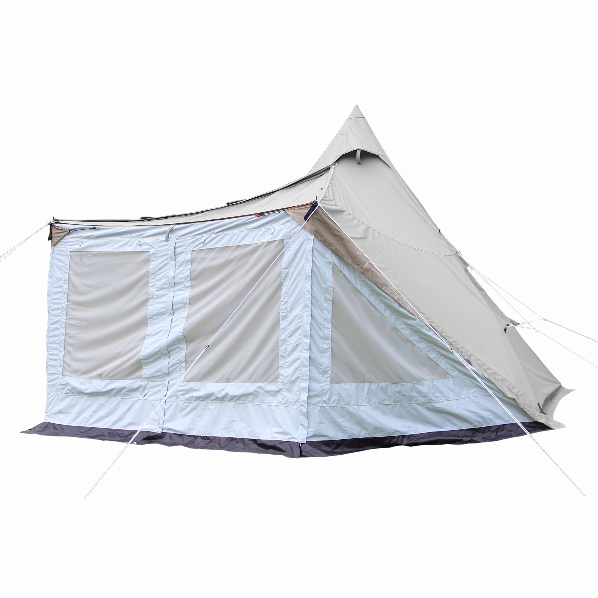 テンマクデザイン　サーカスTC DX専用 フロントフラップ ワイド【EKAL アイスグレー】 tent-Mark DESIGNS (オプション品) WIDE｜ＷＩＬＤ-１店