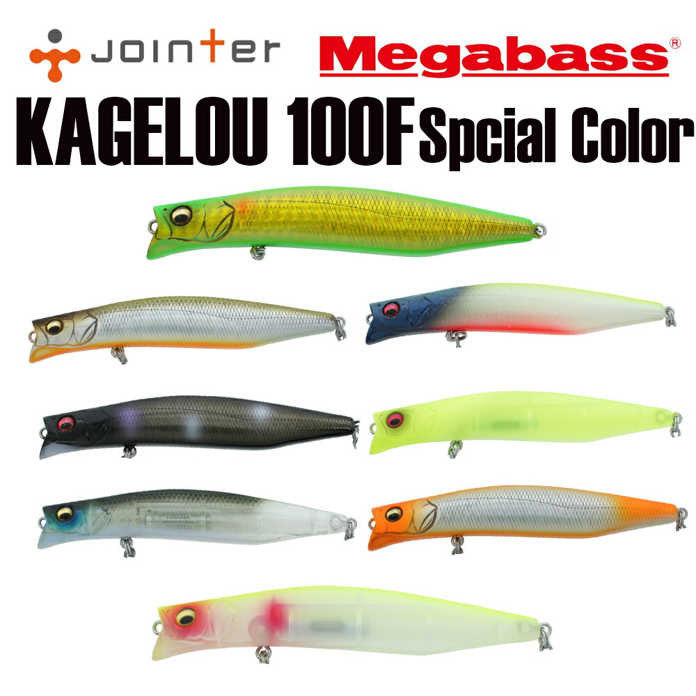 カゲロウを含むシーバスルアー9個セット カゲロウを含むシーバスルアー9個セット