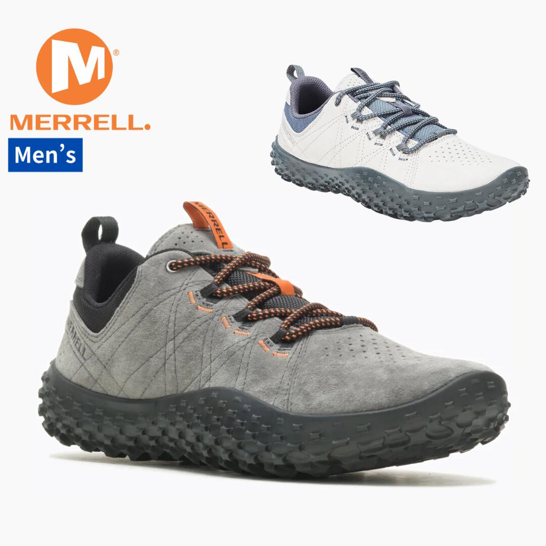 メレル ラプト メンズ 　MERRELL WRAPT Men's ハイキング 釣り 旅行 散歩 キャンプ 軽量 シューズ スニーカー 男性 ベアフットシューズ 0mmドロップ 裸足感覚 撥水レザー
