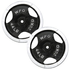 楽天市場】New 黒ラバープレート 20kg (2枚) 《返品・交換不可