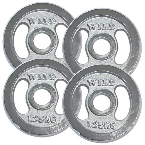 オリンピック プレート  ワイルドフィット  5kgプレート 4枚 オリンピックプレート 5kg [4枚組] ラバー / WILD FIT （ワイルド