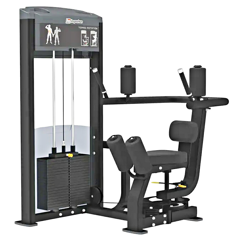トーソローテーション (200ポンド) 《impulse/インパルス》 トレーニングマシン トレーニングベンチ 業務用 送料無料 [WILD FIT ワイルドフィット]