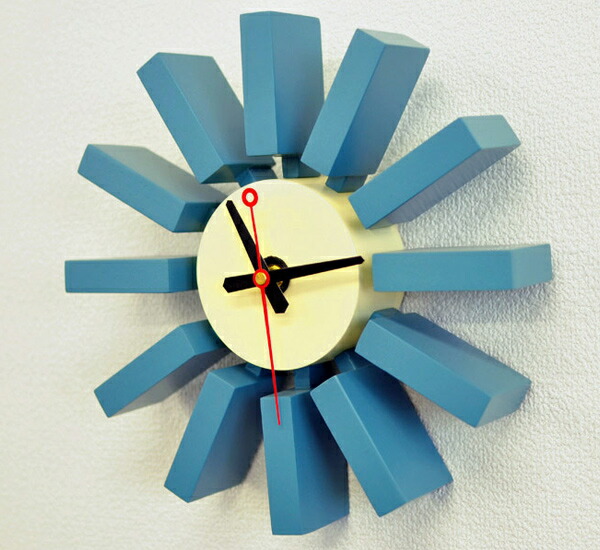 Nelson ジョージ ネルソン Block Clock ブロッククロック 壁掛け時計 ウォールクロック カラー