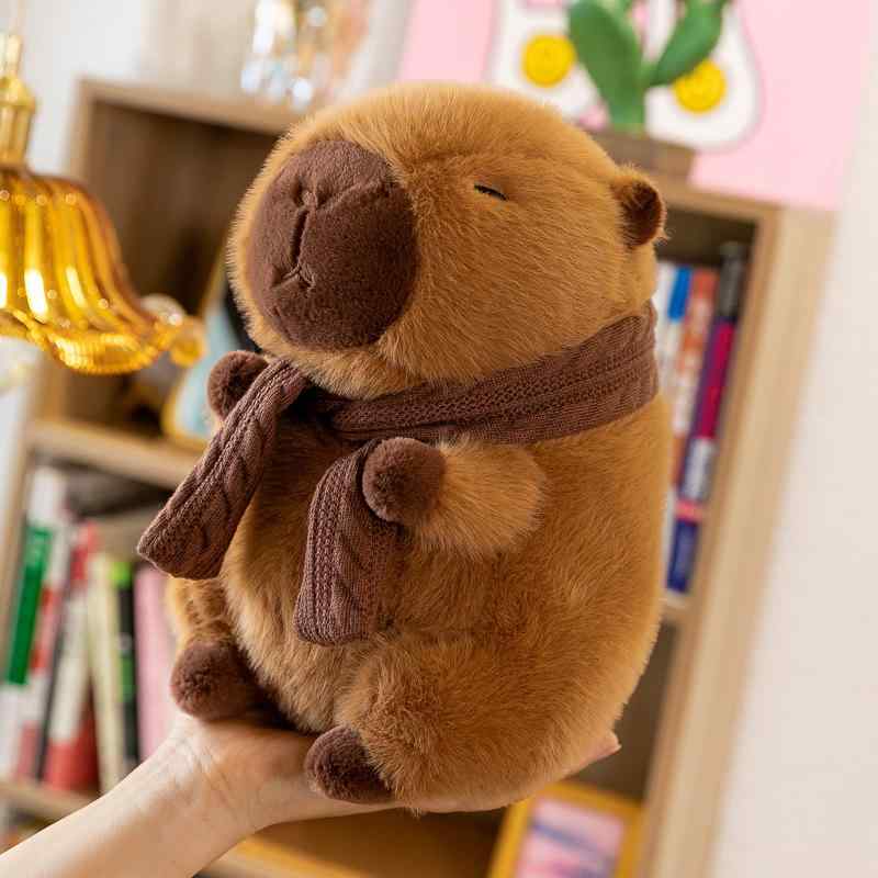 ぬいぐるみ キッズ カピバラ 水豚 抱き枕 動物 人形 短毛 PP綿 かわいい 子供 プレゼント 35cm 45cm 55cm 90cm(x3)