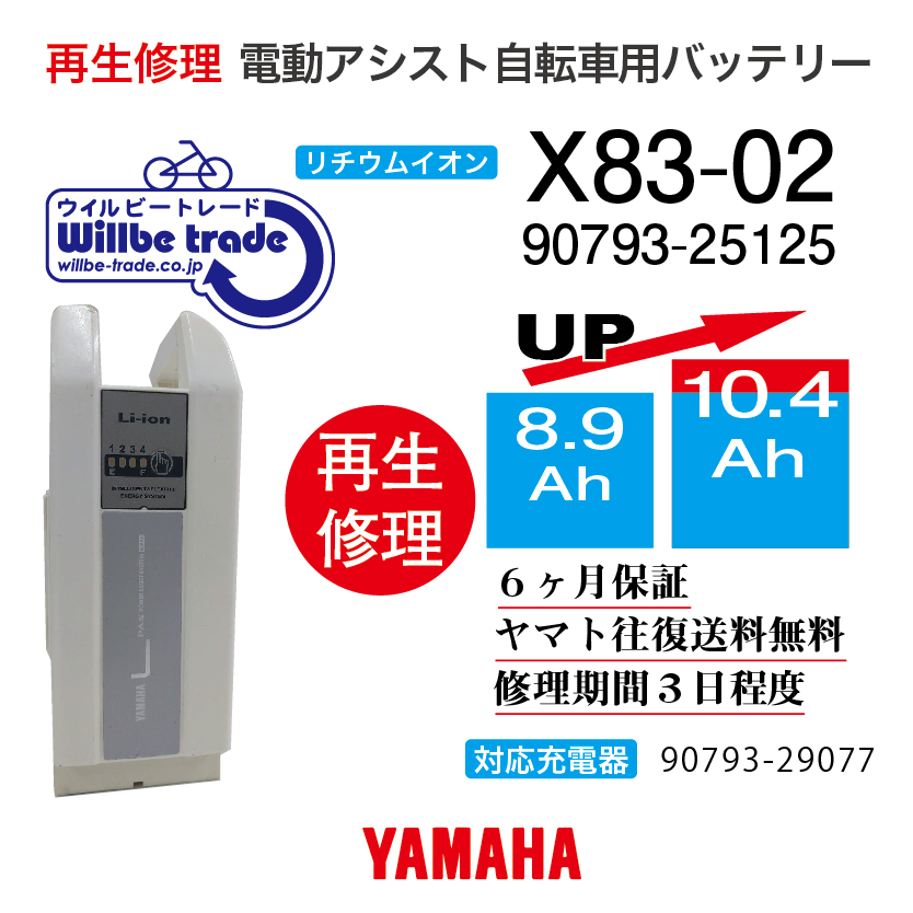 楽天市場】【即納・YAMAHAヤマハ 電動自転車バッテリー 90793-25120