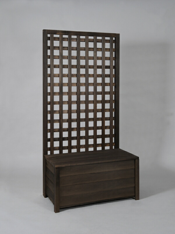 木製ラティスデザイン収納棚 fence21a2.jpg