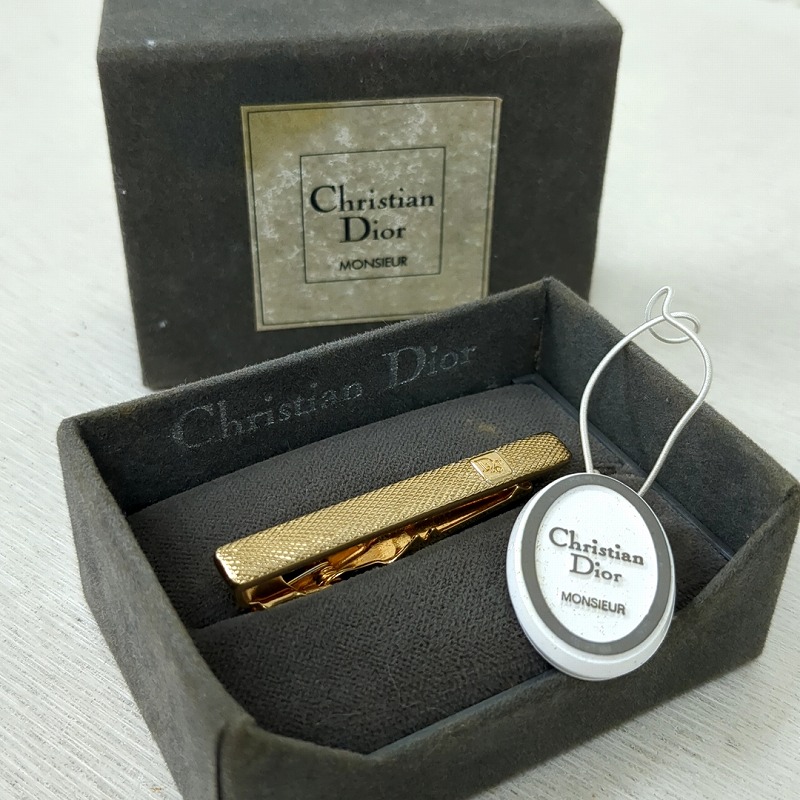 (新品・未使用・タグ付)クリスチャンディオール ネクタイピン ジュエリー 箱付き be-rich0112_ba2375