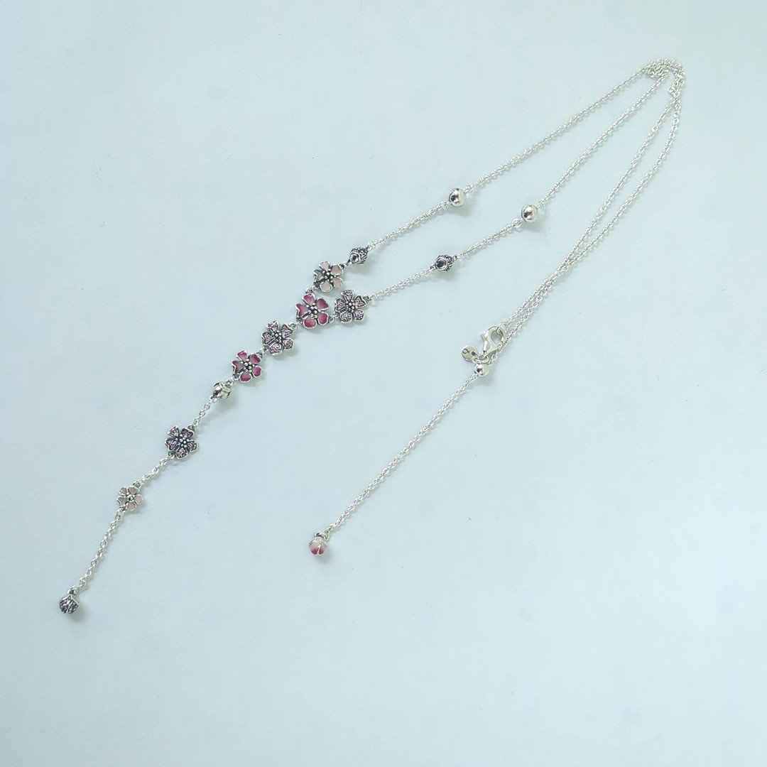 美品☆ PANDORA ガラスケース ネックレス シルバー925 楽天市場】PANDORA パンドラ ガラスケース付き ネックレス