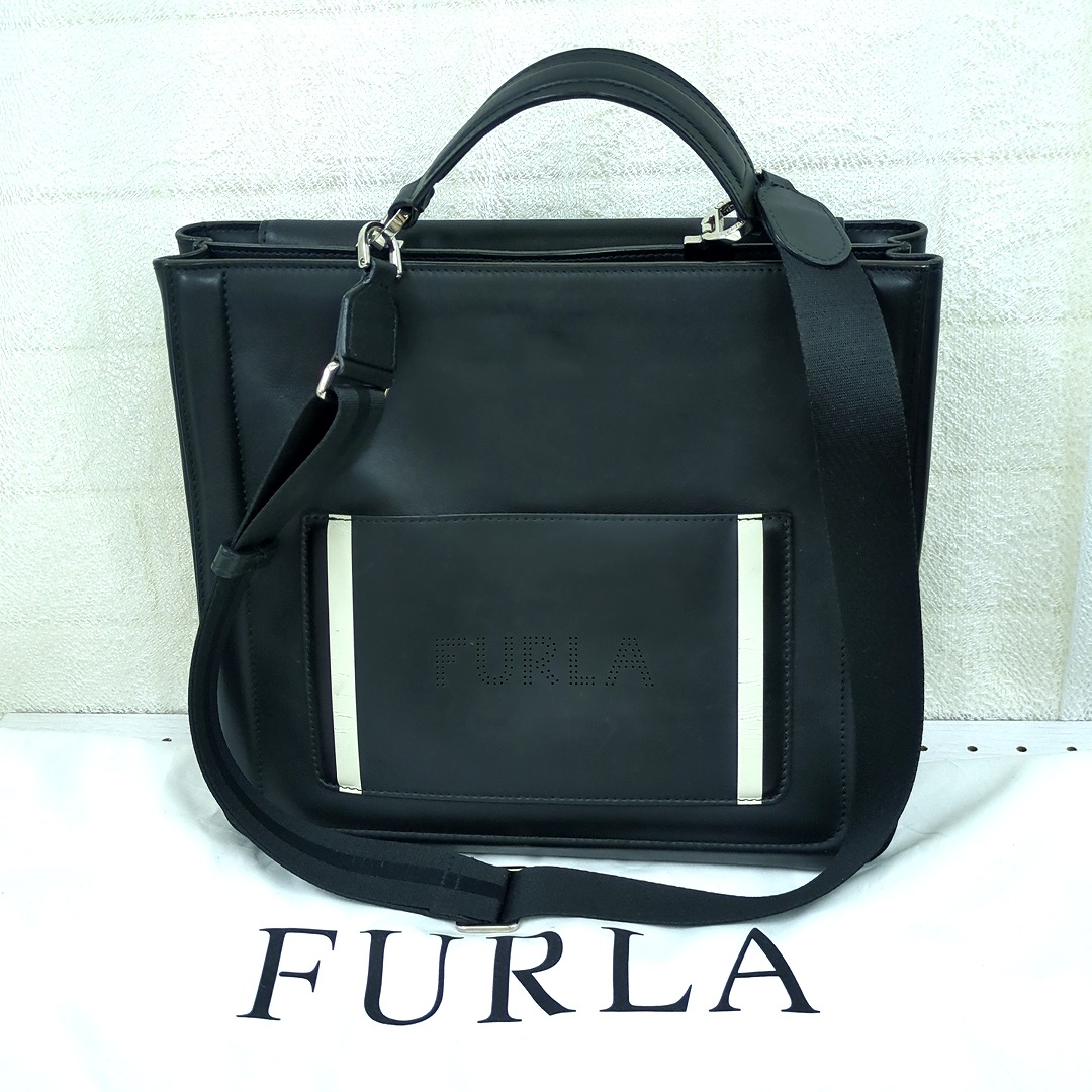 FURLA パーティーバッグ　美品 h27659a.jpg