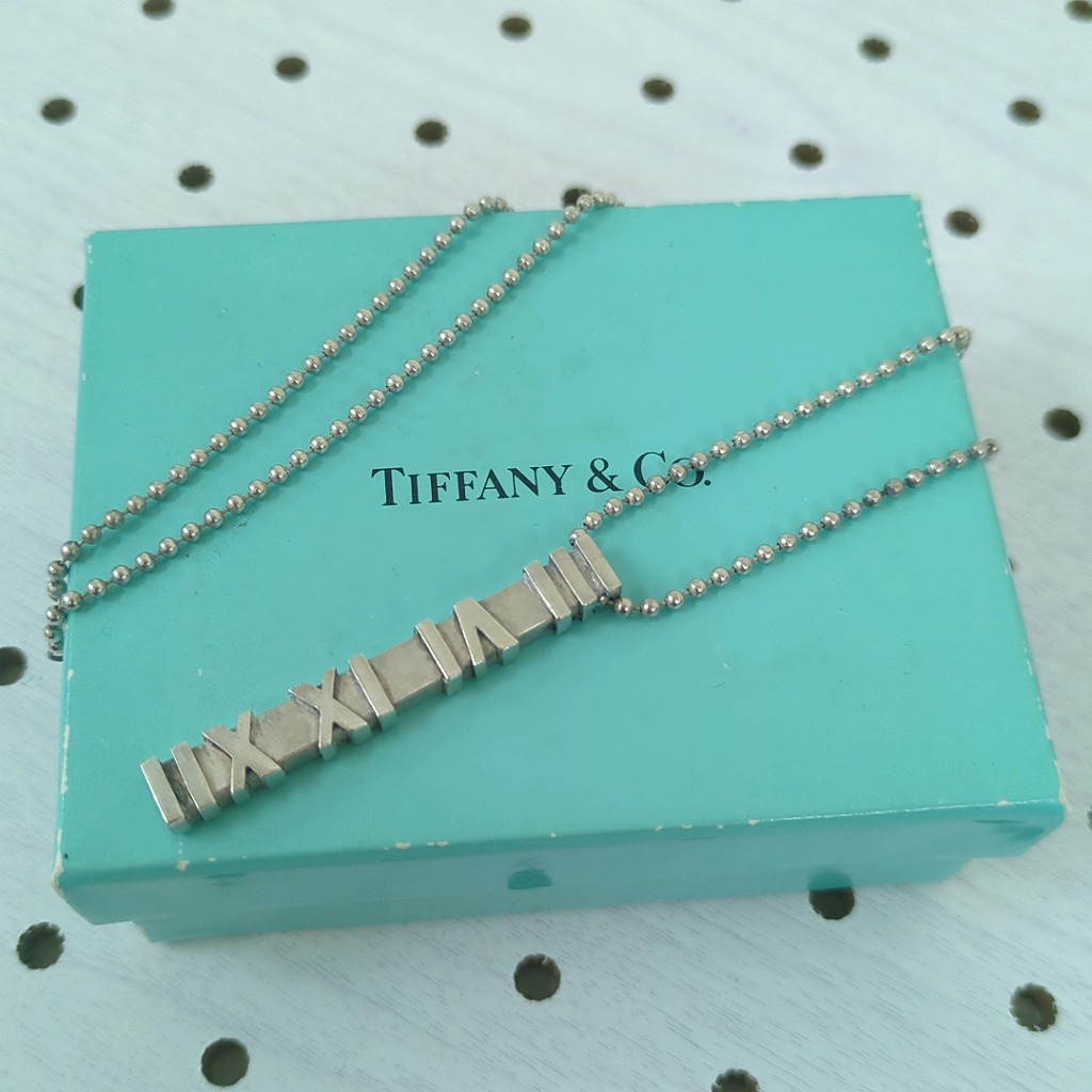 美品✨ティファニー ネックレス アトラス バー ラバー チョーカー 925 美品✨ティファニー ネックレス アトラス バー ラバー