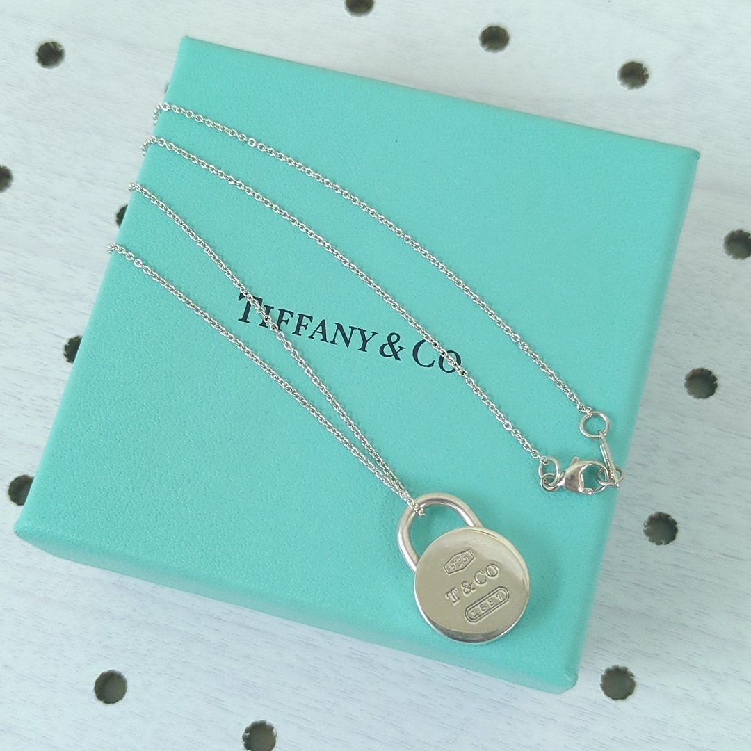 美品✨ティファニー 1837 ラウンドロック ダイヤ ネックレス シルバー925 ティファニー(TIFFANY＆CO)ティファニー 1837 ラウンドロック