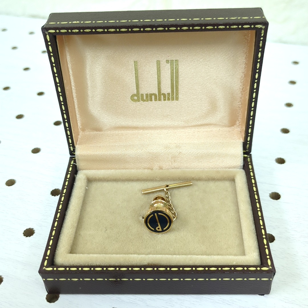 楽天市場】ダンヒル dunhill ネクタイピン ゴールド メッキ ロゴ