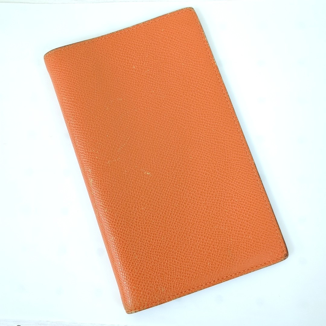 楽天市場】エルメス HERMES ブックカバー セリエ ネイビーxシルバー