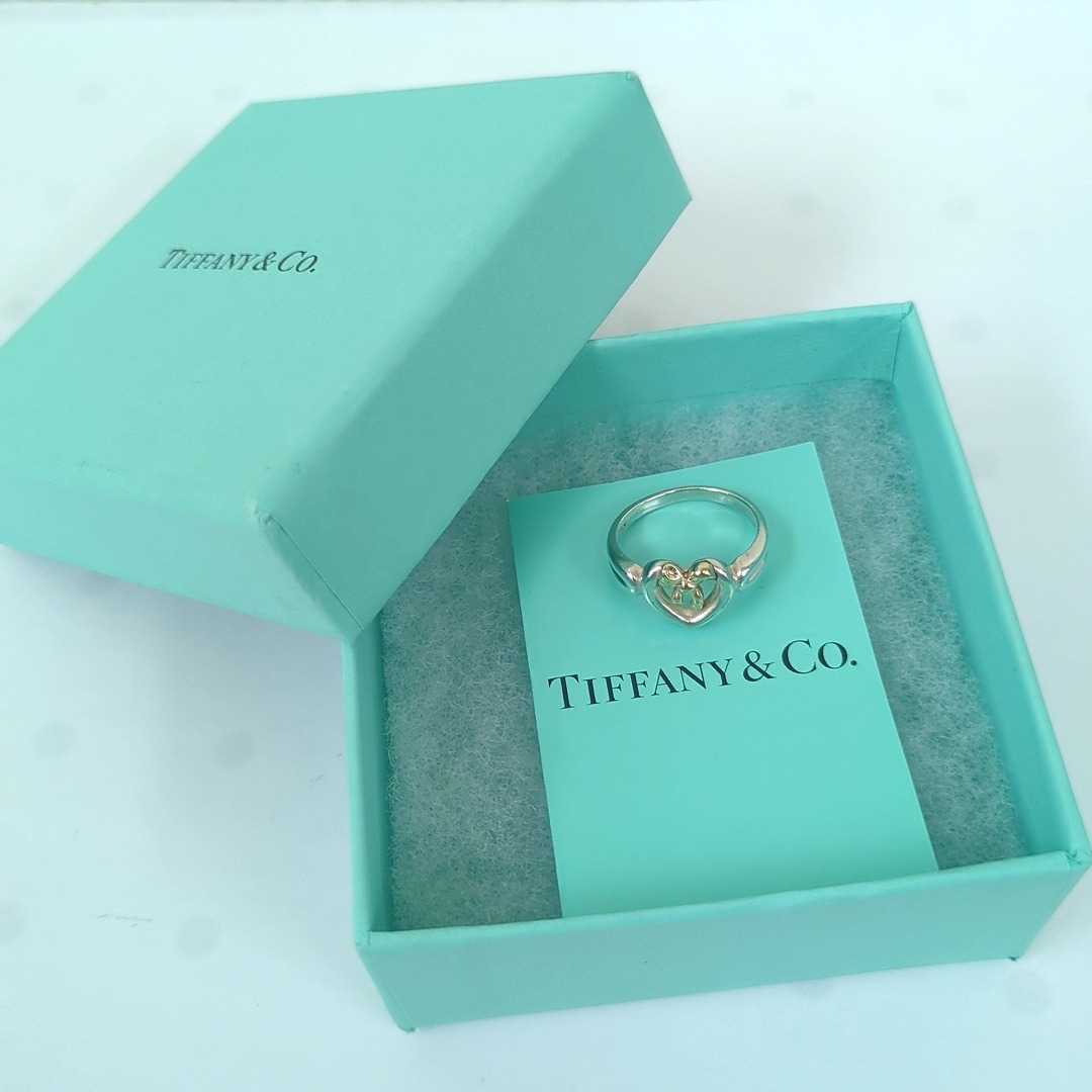 ティファニー TIFFANY サークルリング 11号 SV YG コンビ 希少 ティファニー TIFFANY サークルリング 11号 SV YG コンビ 希少
