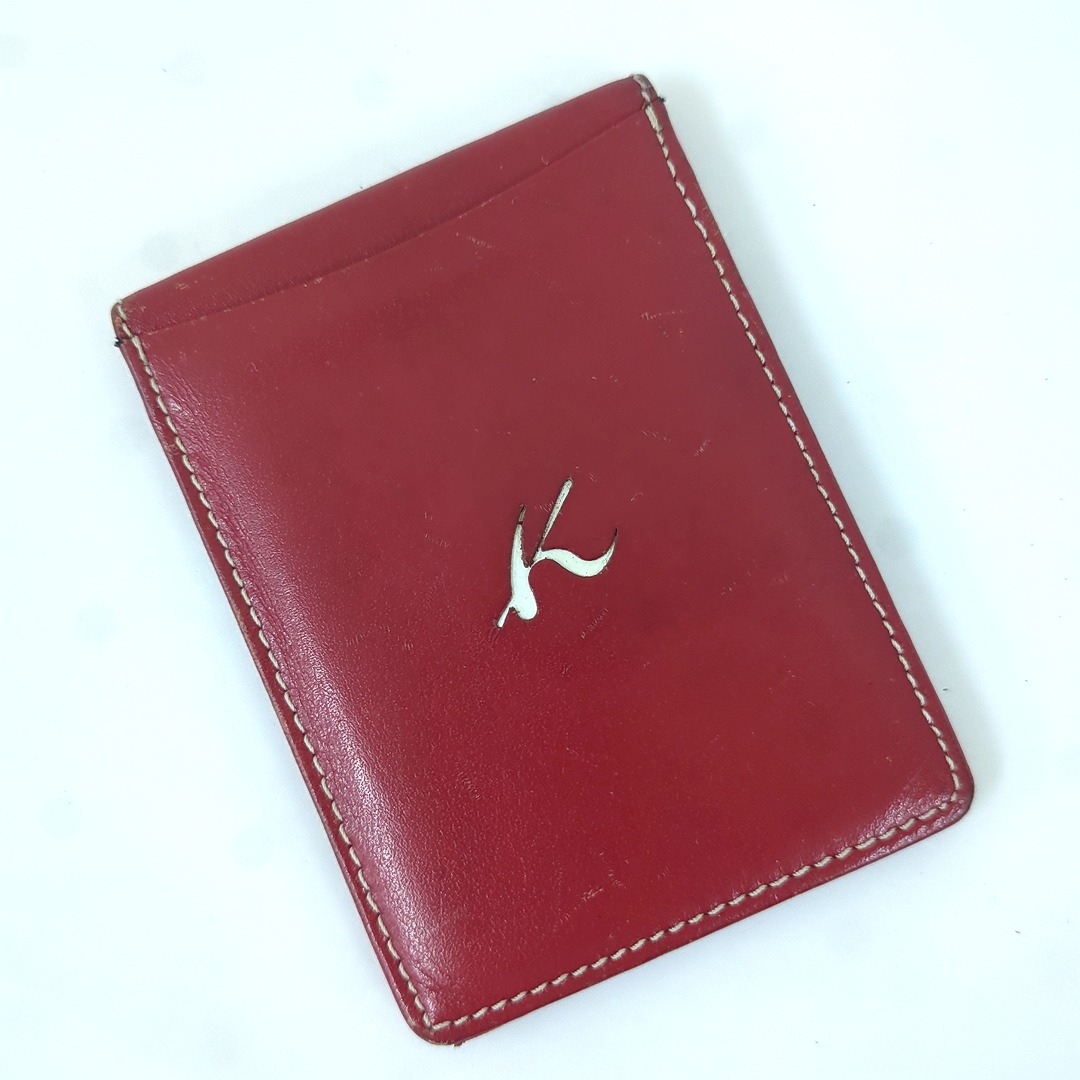 【未使用】Kitamura　キタムラ　家紋 「 丸に笹竜胆 」カードケース 極美品】Kitamuraキタムラ カードケース 名刺入れ レザー - メルカリ