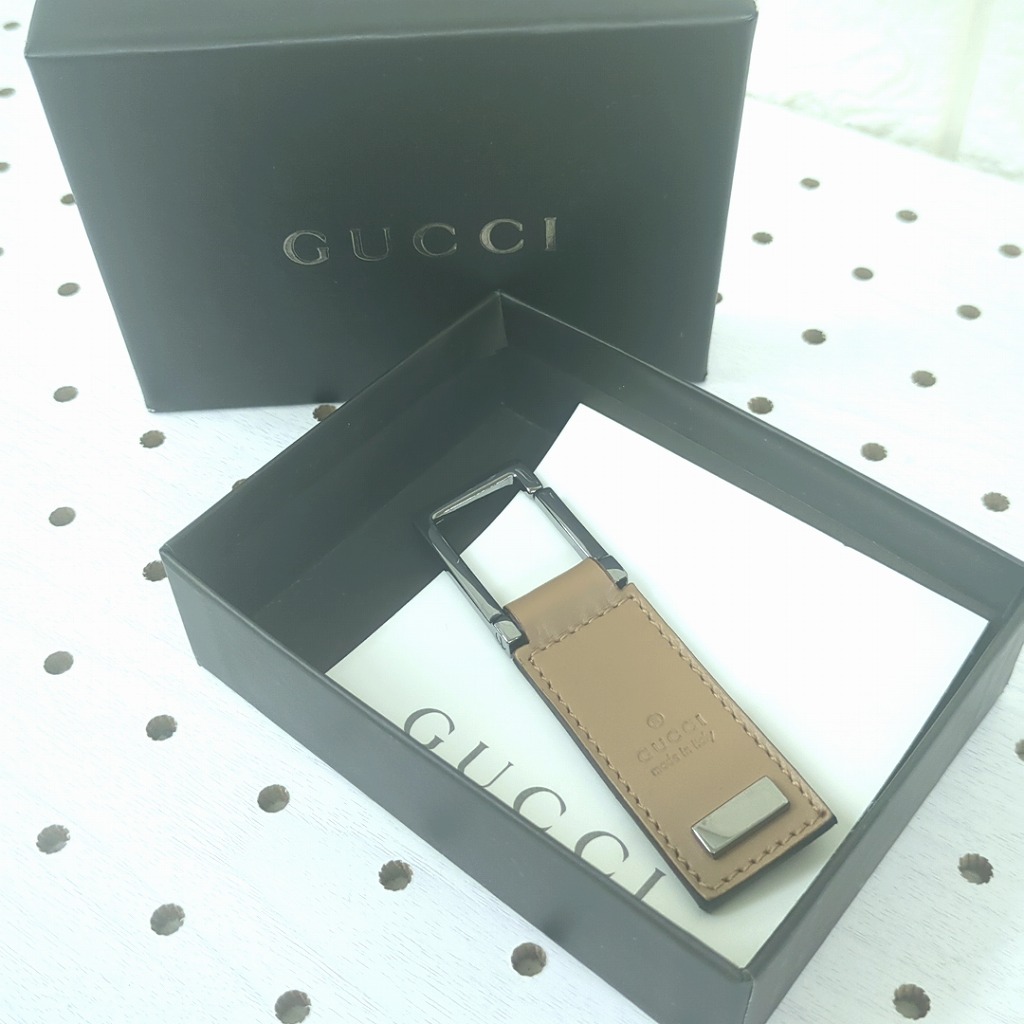 楽天市場】GUCCI グッチ 309778 キーリング ライトゴールド