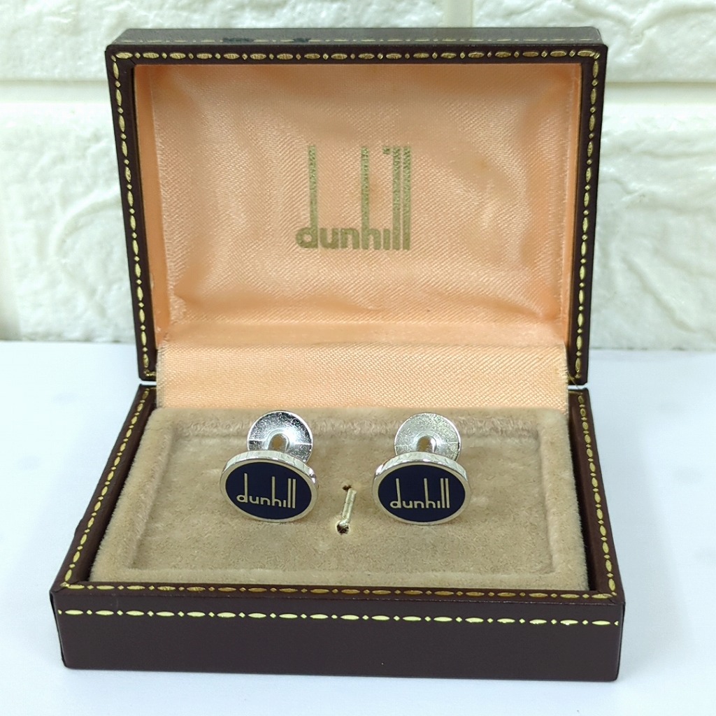 楽天市場】dunhill ダンヒル dロゴ カフリンクス シルバー ゴールド