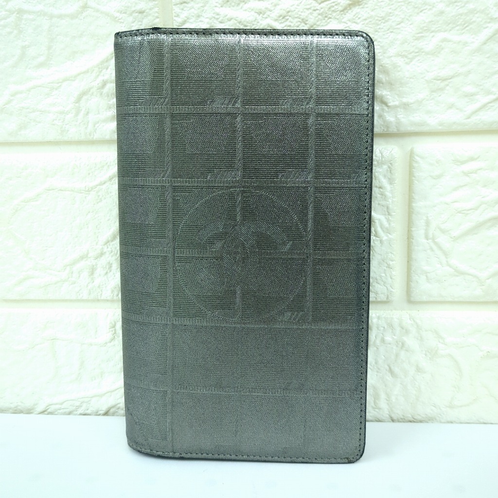 CHANEL シャネル 長財布 ニュートラベルライン ブラック シルバー フランス製 レディース【中古】Cランク ギフト プレゼント