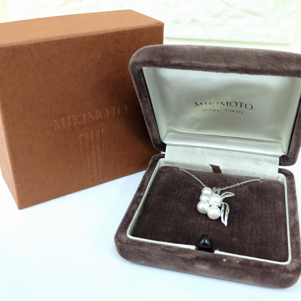楽天市場】MIKIMOTO ミキモト スノーフレーク パール ネックレス SV925