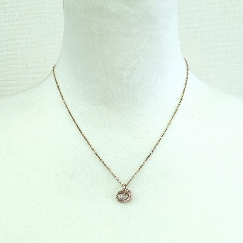 楽天市場】【Dezsoデッツォ】K18/pink jade シェル タッセル コード