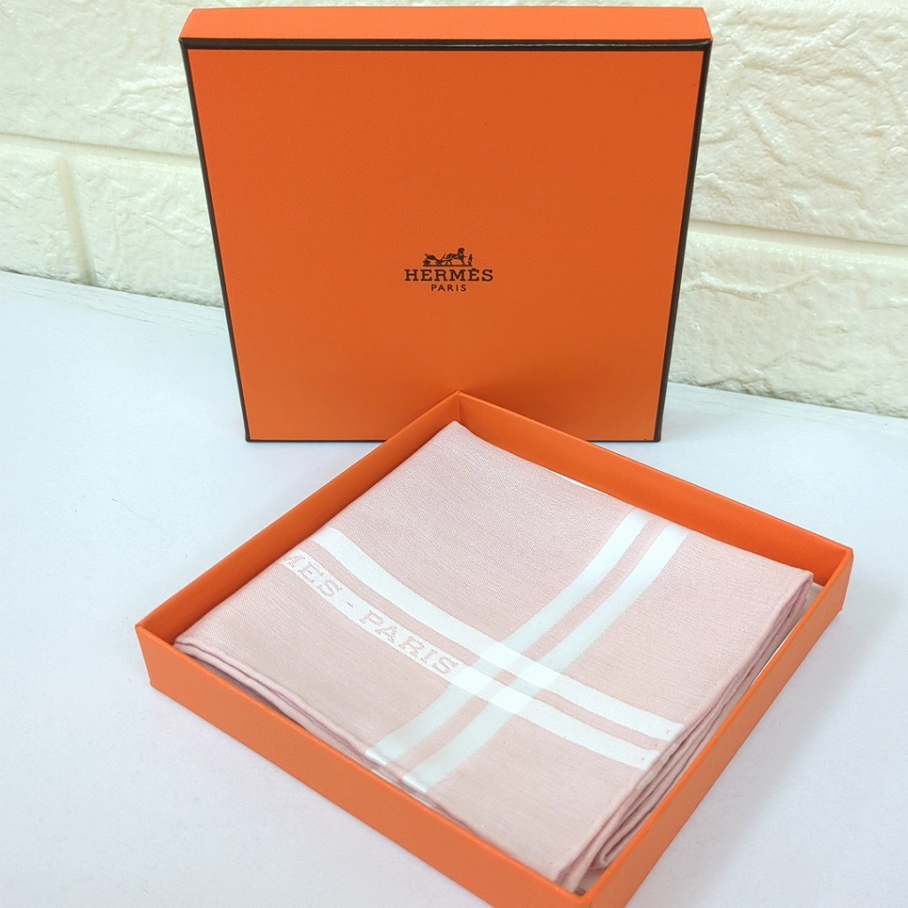 N HERMES エルメス ハンカチーフ ピンク ハンカチ 小物 綿100％ Amazon | [エルメス] ハンカチーフ ハンカチ 《 ジャカード H