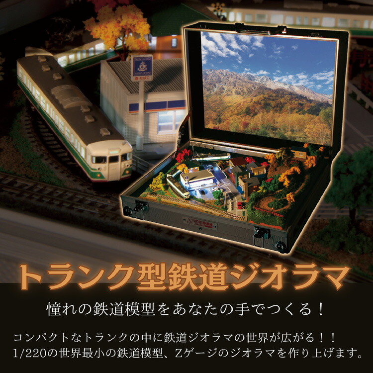 トランク型オリジナル細密ジオラマ【zゲージ】