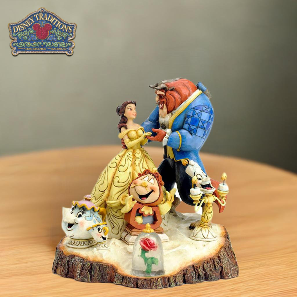 値下げしました：新品未開封 enesco フィギュア ディズニー 美女と野獣 Amazon.co.jp: （エネスコ）ENESCO ディズニー フィギュア 美女