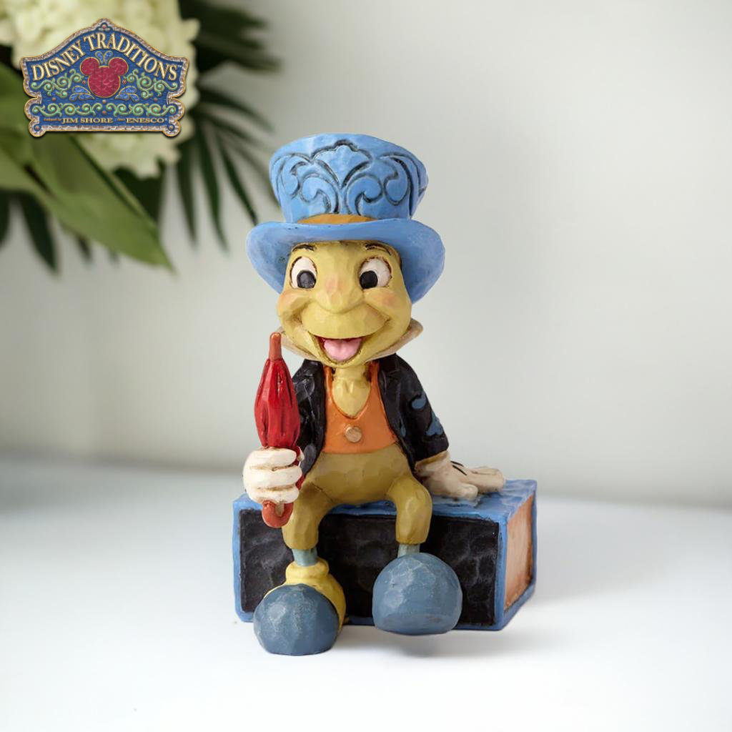 ジミニー・クリケット ミニ 7cm ピノキオ | ディズニー トラディションズ ジムショア グッズ フィギュア 人形 置物 彫刻 正規輸入品画像