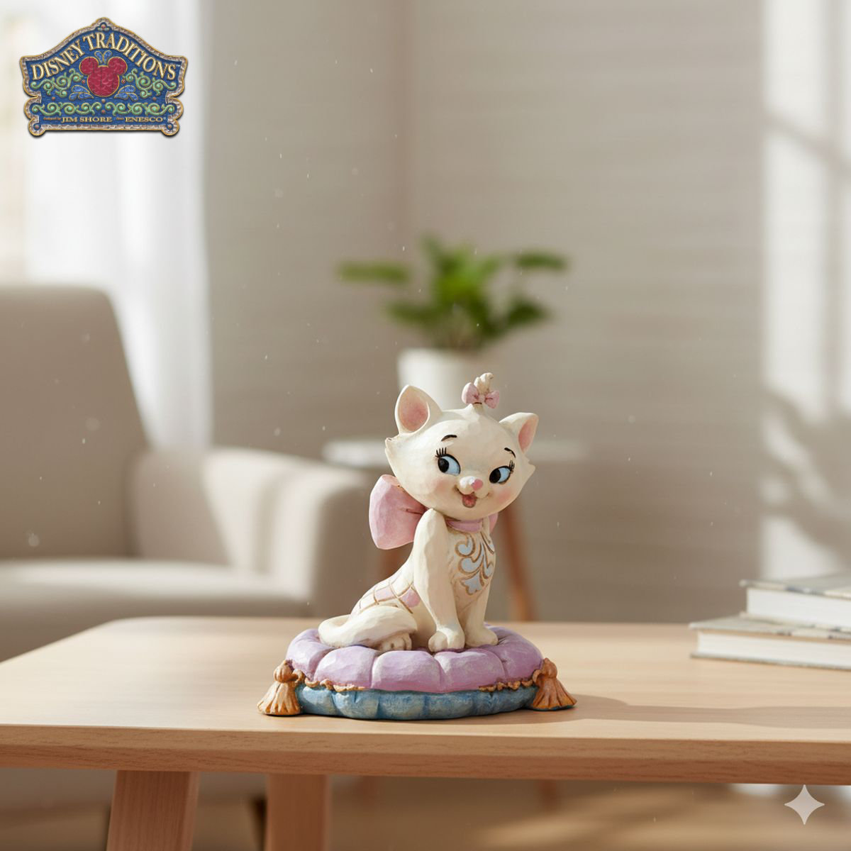 マリー ミニ 6cm おしゃれキャット | ディズニー トラディションズ ジムショア グッズ フィギュア 人形 置物 彫刻 Jim Shore 正規輸入品画像