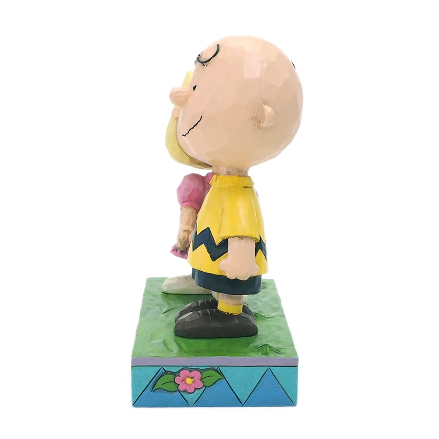 高い素材 ジムショア チャーリーブラウン サリー 仲良し 兄妹 スヌーピー ピーナッツ Charlie Brown And Sally Snoopy Peanuts Jim Shore その他