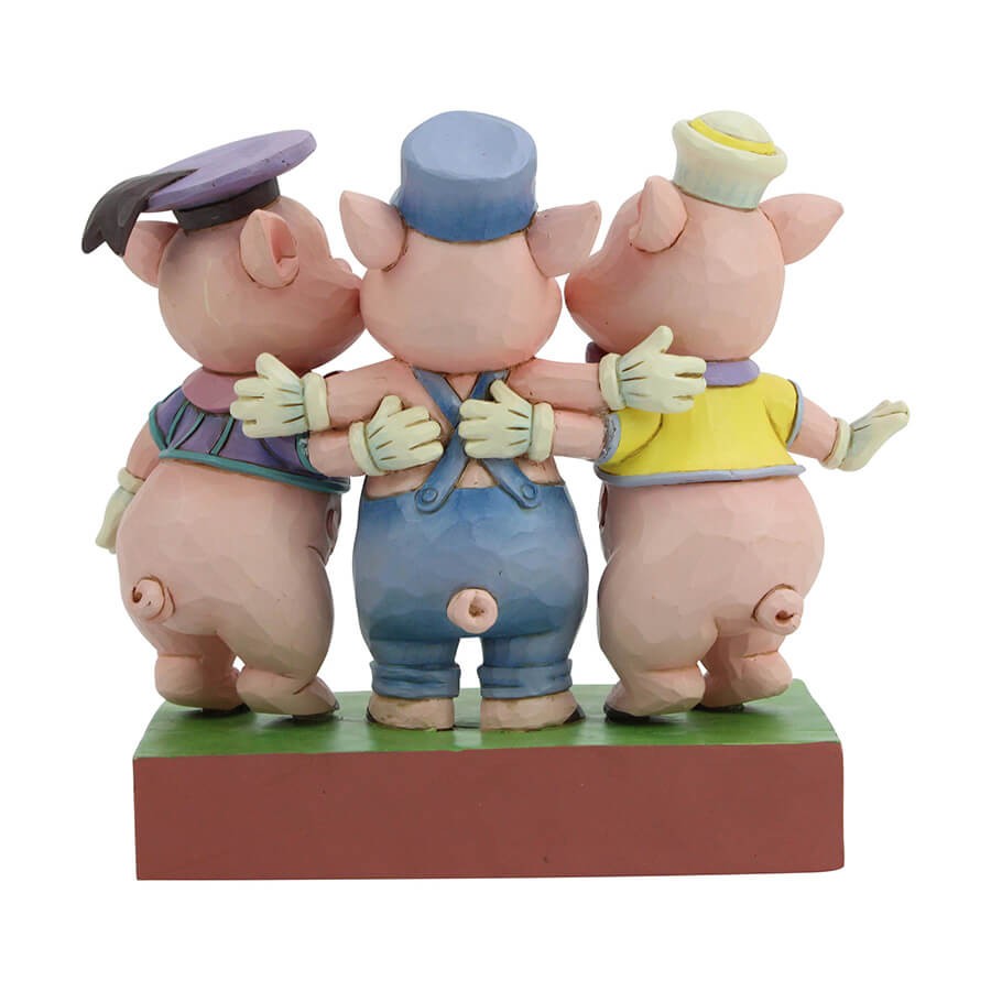 楽天市場 3匹のこぶた 6 1cm ディズニー フィギュア 大人向け 人形 置物 ジムショア グッズ Three Little Pigs ジム ショア ディズニー トラディションズ トラディション Jim Shore Disney Traditions 正規輸入品 ウィローツリー専門店ドナティオ