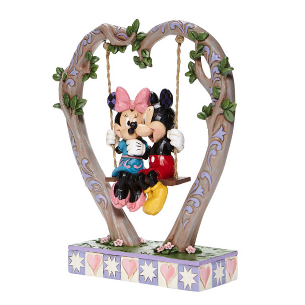 楽天市場 ミッキー ミニー スウィング 23cm Mickey And Minnie On Swing ジム ショア ディズニー トラディションズ Jim Shore ウィローツリー専門店ドナティオ