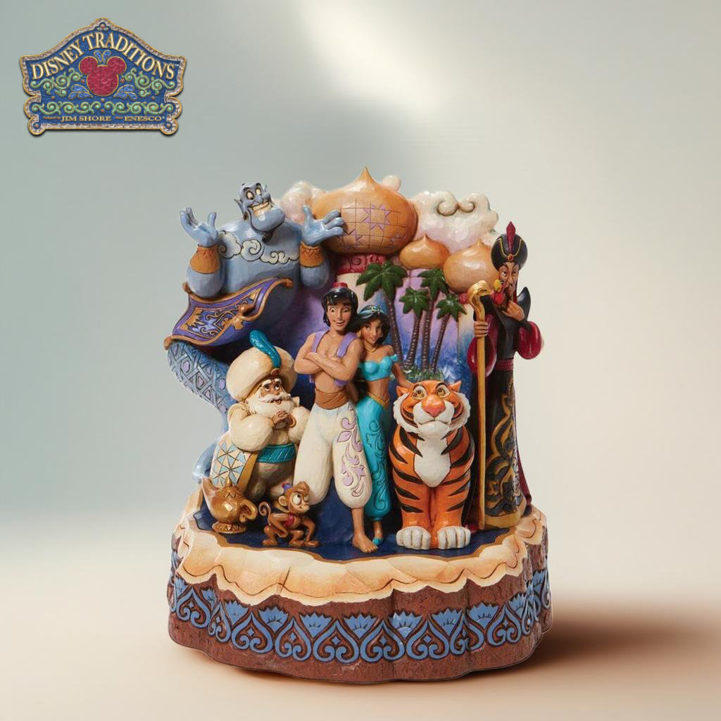 アラジン ワンダフルプレイス 19.4cm | ディズニー トラディションズ ジムショア グッズ フィギュア 人形 置物 彫刻 正規輸入品画像