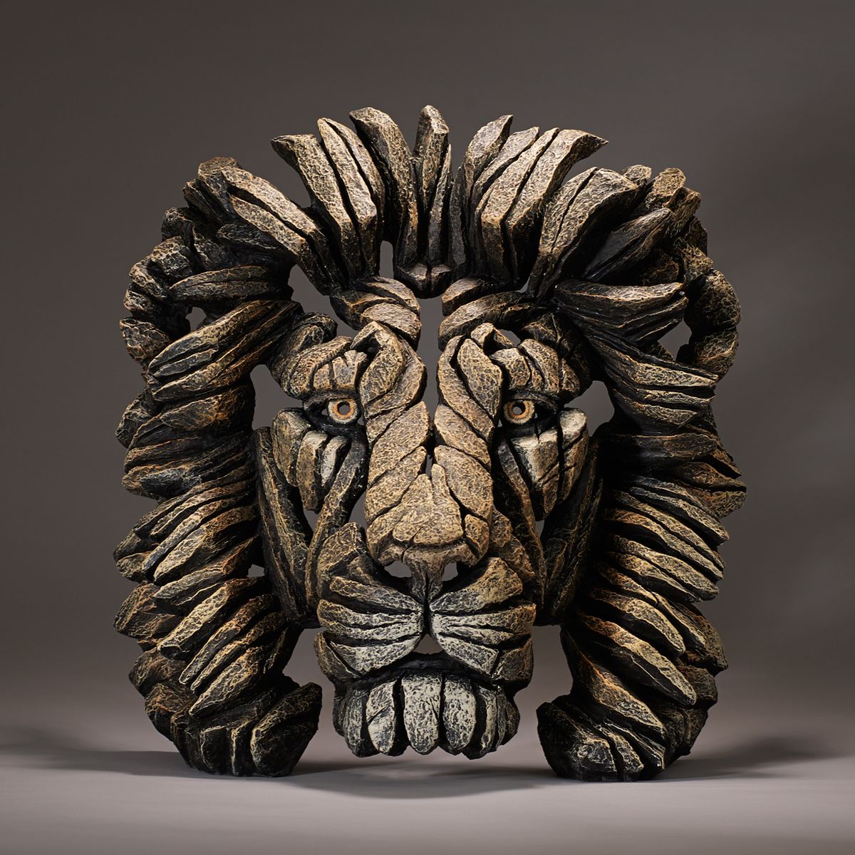 Edge Bust Lion 幅43x奥ふかさ29x43(糎) 百獣の王 上半身百獣の王 | 外辺部 刻みつける 飾りつけ オブジェ 図形 毛の荒物 気が大きい 即物的 作物 引っ敷き･バックリー 置き目インポート品