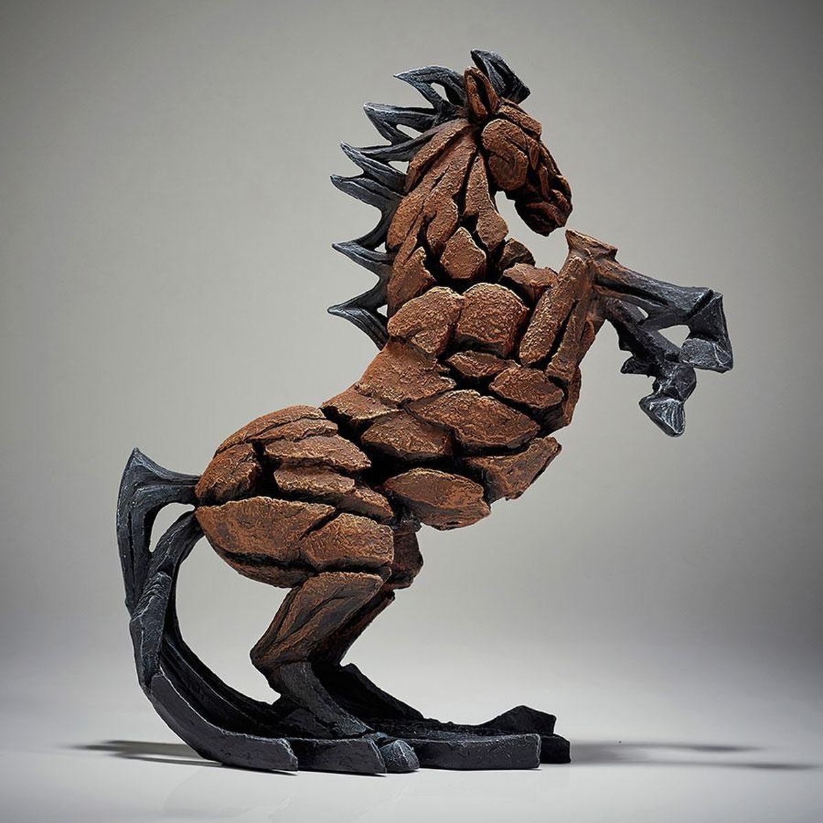 【百貨店SALE銀行割引】     Edge Horse 幅24x奥ふかさ18.5x36.5(珊) 馬馬 | 境界線 刻みつける 飾りつけ オブジェ 図形 毛の荒物 大層らしい 写実的 工芸 引っ敷き･バックリー 定め事インポート品
