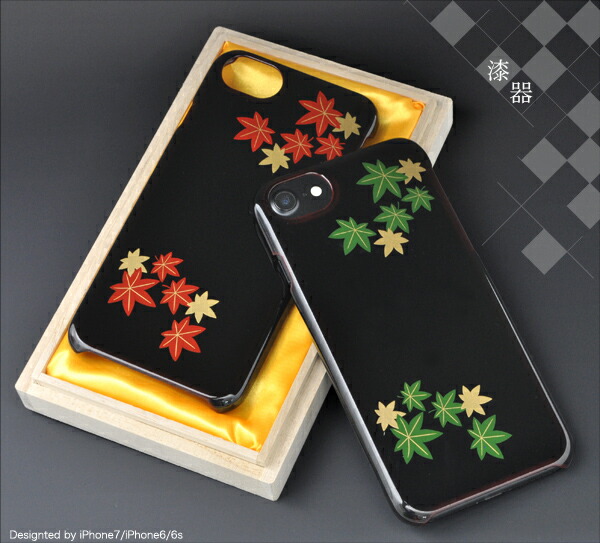 楽天市場】和桐箱【iPhone6/6s/7/8/SE(第2・第3世代)用】楓柄の