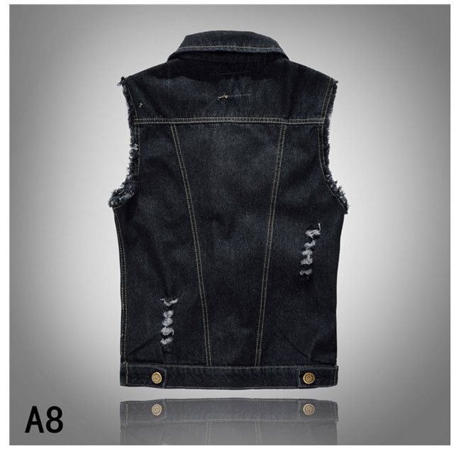 楽天市場 デニムベスト メンズ ノースリーブ デニムジャケット タンクトップ デニム ベスト Gジャン ジ ンズ ダメ ジ Winファッション