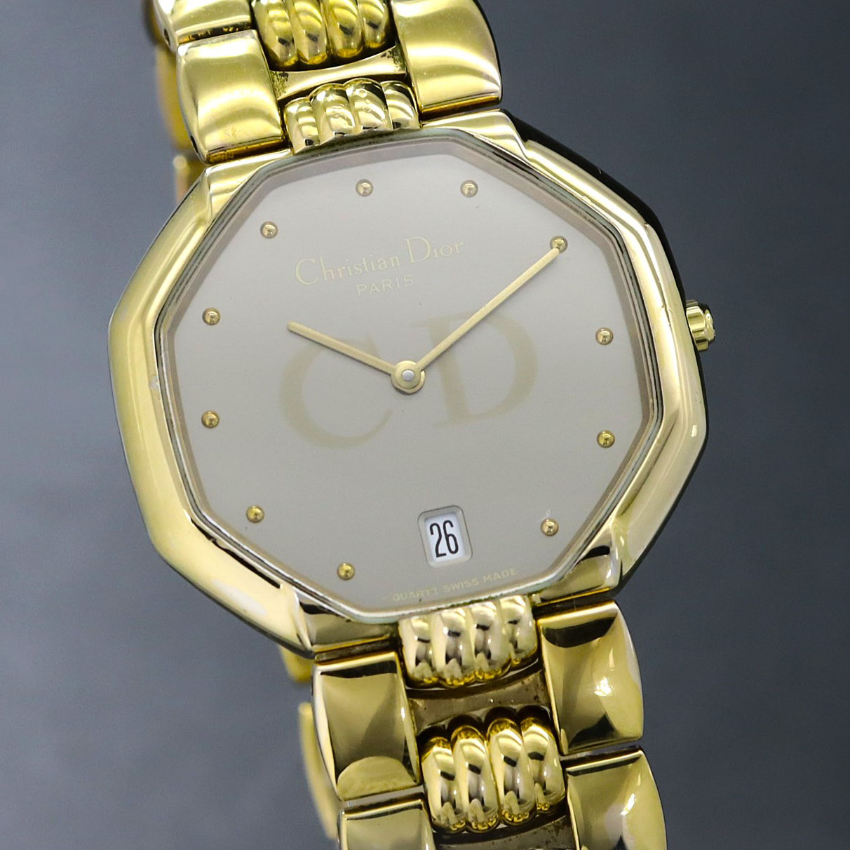 【定番】 ディオール 腕時計 クォーツ 白文字盤 金 レディース 2針 楽天市場】【ウォッチ】Christian Dior クリスチャン ディオール