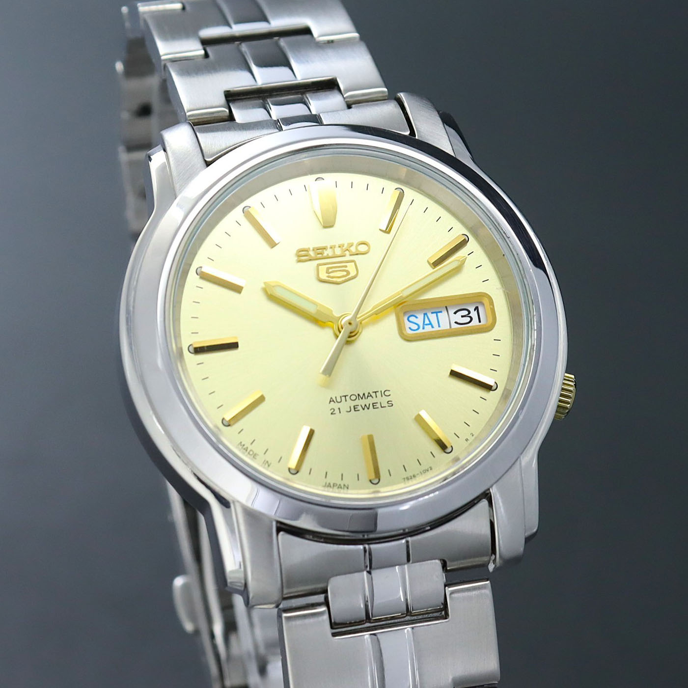 楽天市場】質屋 腕時計 稼働 セイコー 5 ファイブ SEIKO アイスブルー