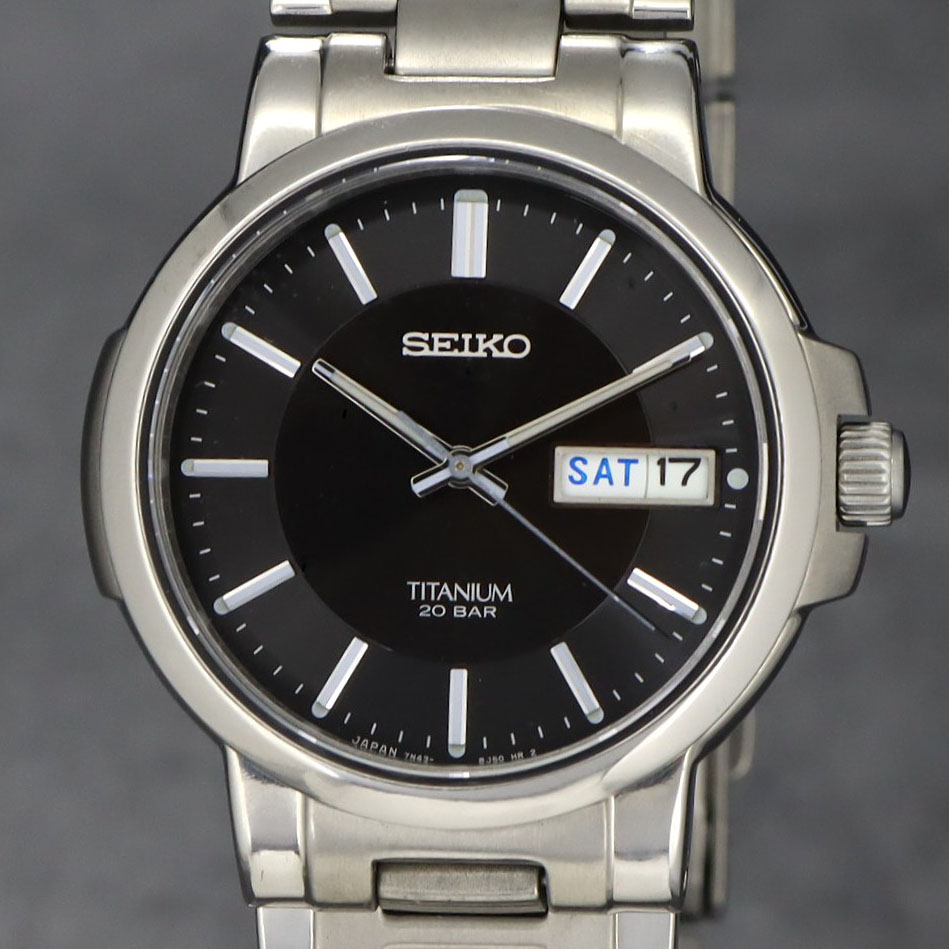 SEIKO/セイコー/腕時計/メンズ/電波ソーラー/チタン 楽天市場】SEIKO【セイコー】スピリット ソーラー電波 チタン 7B42