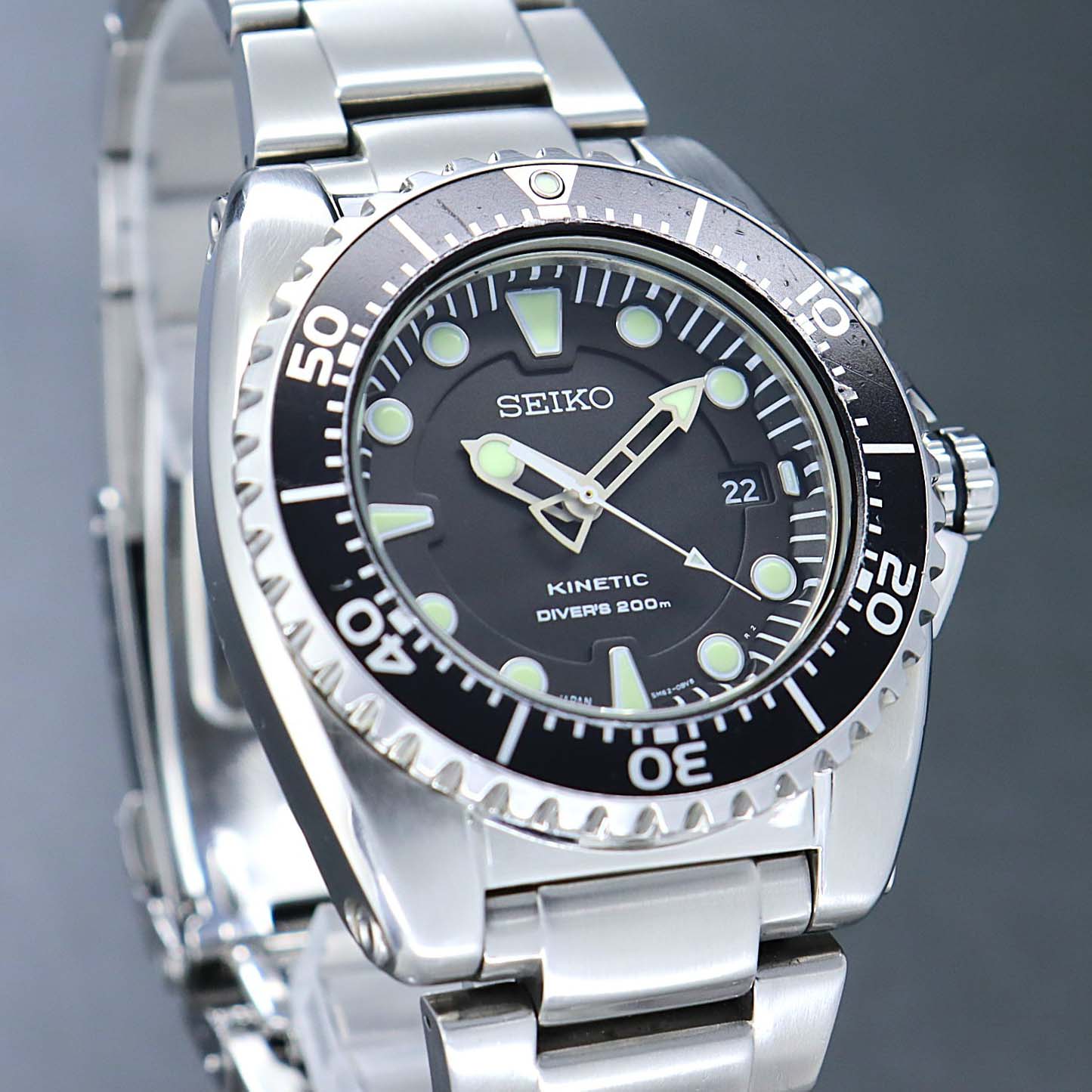 楽天市場】セイコー メンズ 腕時計 5M63-0B40 キネティック スキューバ
