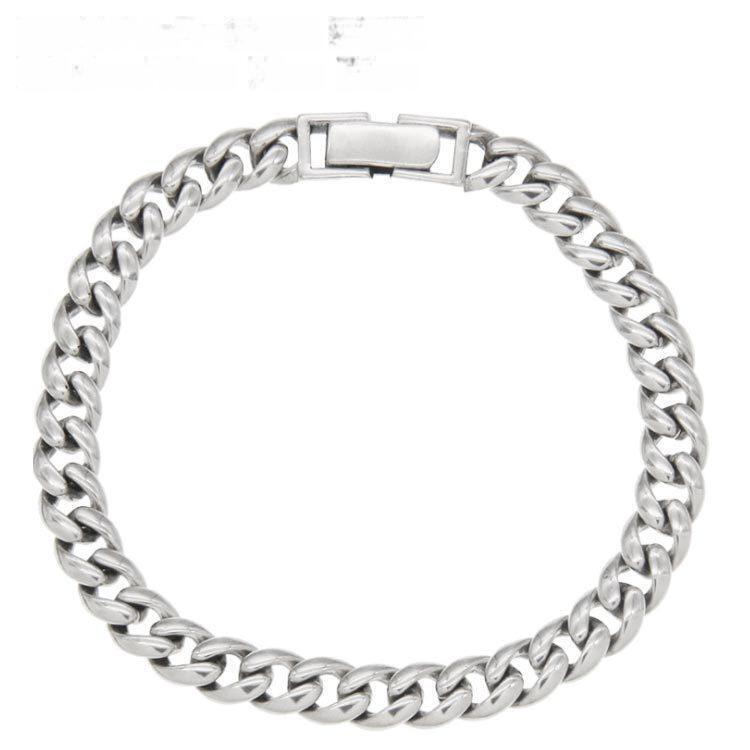 幅 6.5mm 全長 16cm 18cm 20cm チェーン ブレスレット ブレスレット メンズ シルバー925 アクセサリー シルバーブレ｜MUKU店