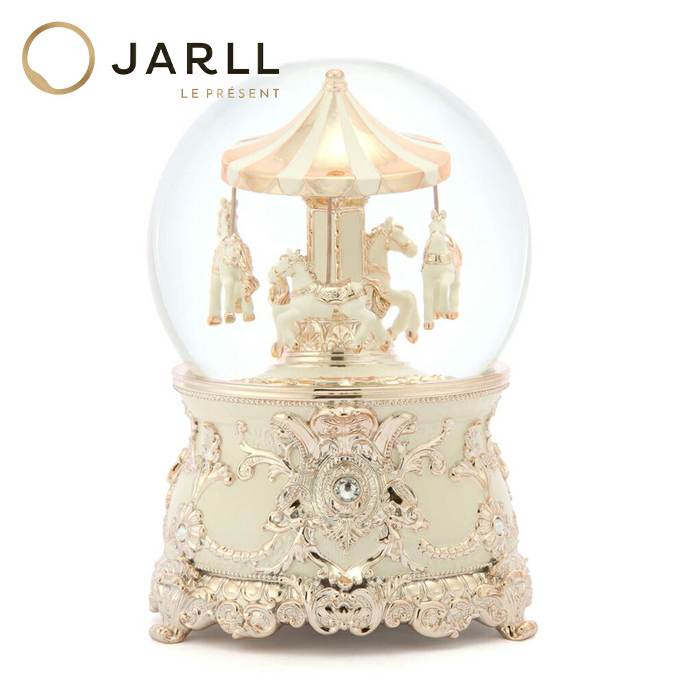 【継続期間制限事項 P10倍】【JARLL】スノードーム メリーゴーランド オルゴール (渦巻きばね式) 回転させる式 スノーグローブ 照度 飾り付け 一緒になる お祭り 差し上げ物 飾り付け 飾り付け かっこ良い  PA19063 5654 オルゴール-インテリア小物・置物-インテリア・寝具・収納