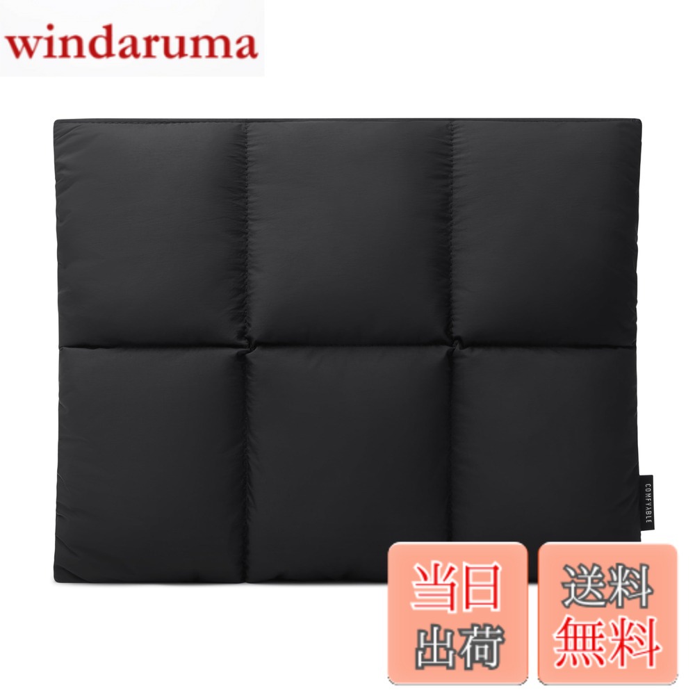 【貨物輸送無料】Comfyable puffy sleeve for MacBook 色：黒いこと、大いさ：For 15\
